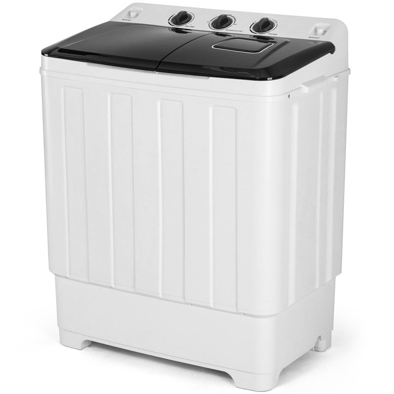 Homdox 4.1 Cubic Feet cu. ft. High Efficiency Portable Washer & Dryer Combo White Wayfair